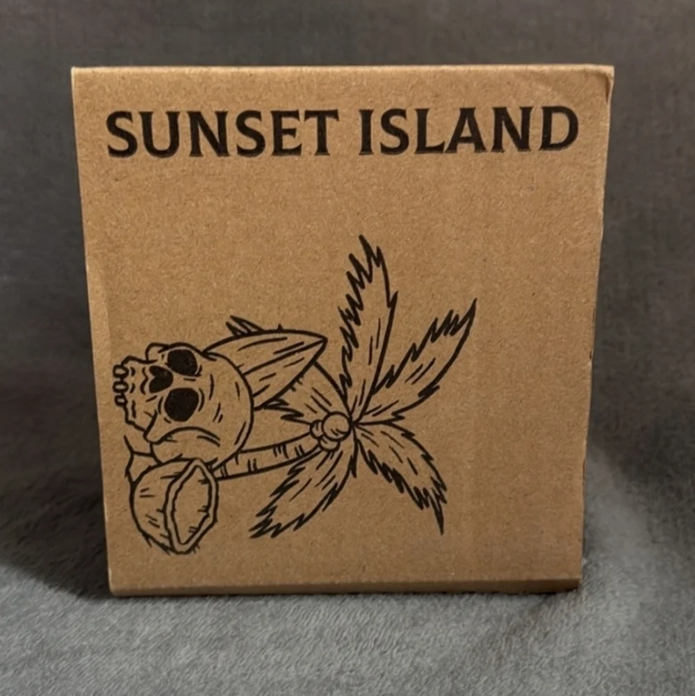NEW 🥥🍍MANA MOOD Sunset Island Coconut & Pineapple 9oz Large Wood Wick Candle